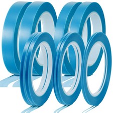 10 Rolls Blue Pinstripe Tapes Vinyl Thin Automotive Masking Tape for Curves A...