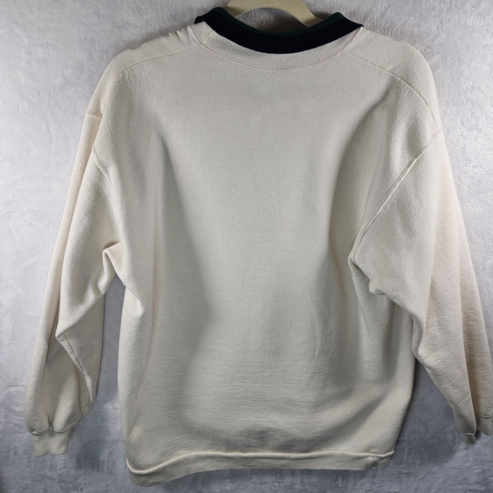 VTG Nashville Music City Sweatshirt Adult XL Cream Cal Cru Collared Souvenir USA