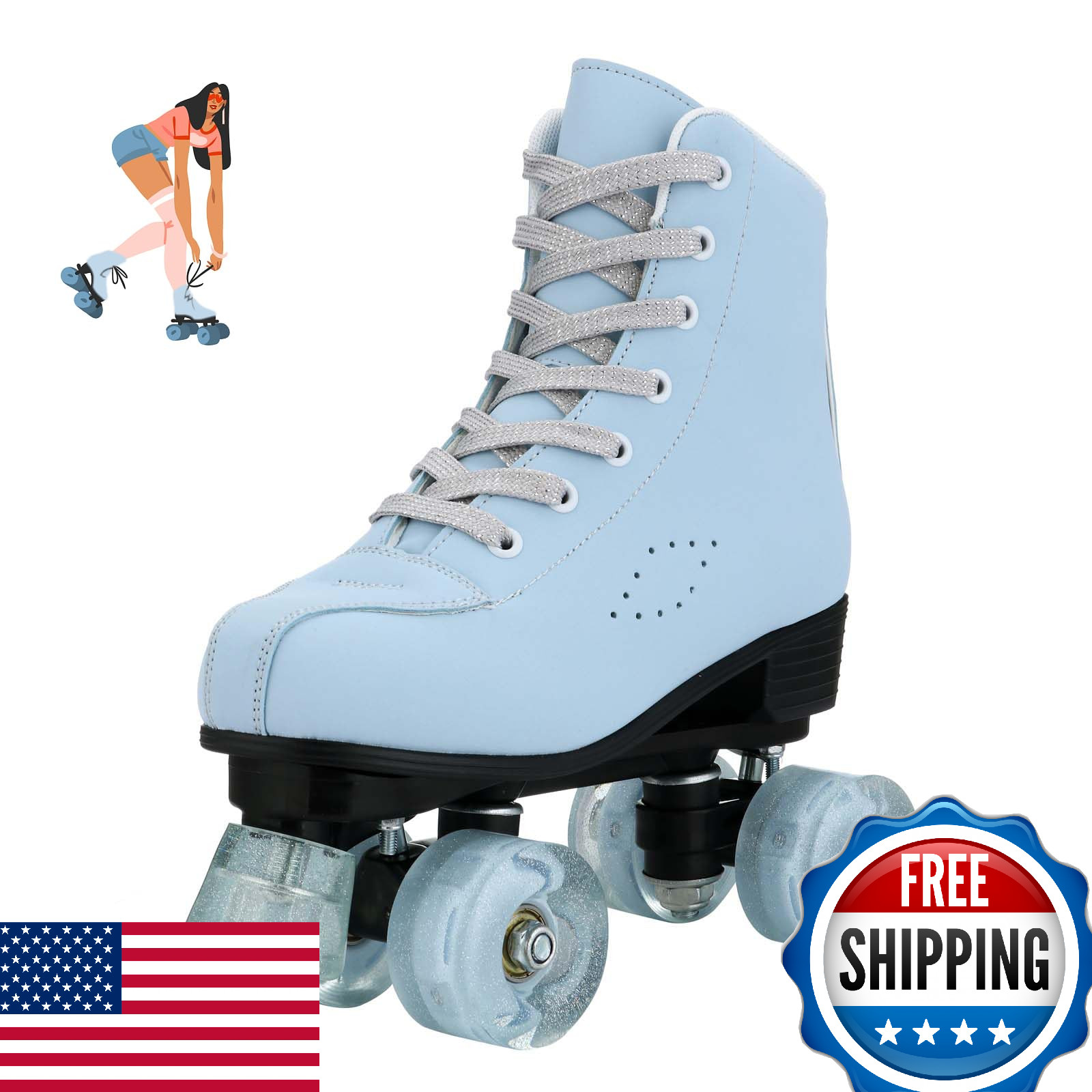 - Holographic Adjustable Girls, Women's