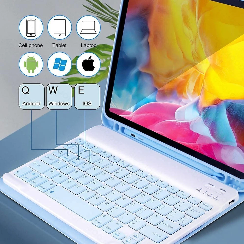 Keyboard Case for iPad Air 13 Inch (M3 2025/M2 2024)/Pro 12.9 6th/5th/4th Gen... - Image 4 of 4