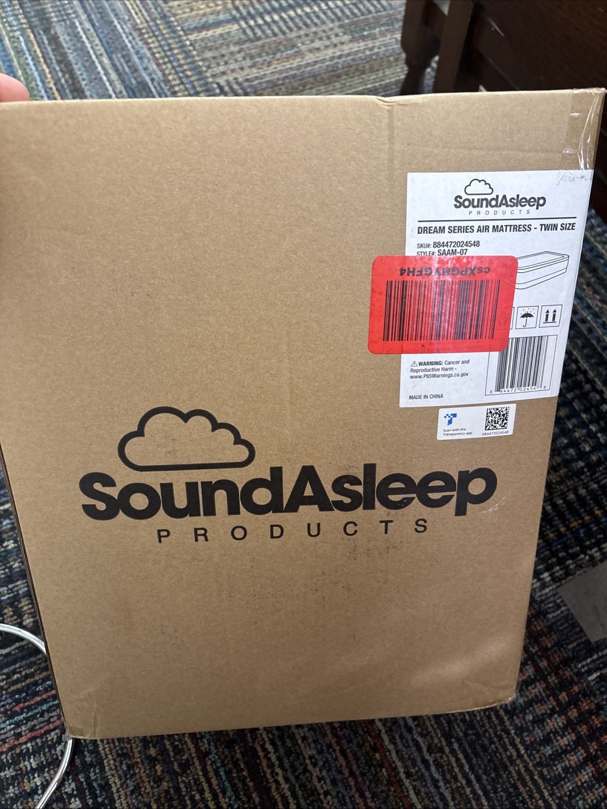 NEW SoundAsleep Dream Series  Air Mattress w/ ComfortCoil Technology Twin Size