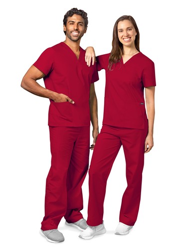 Adar Men Workwear Medical Nursing Doctor Uniform Scrub Set Uniform Shirt & Pants - Picture 75 of 161