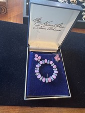 Vintage pink cabochon jewelry suite 120 gold ...