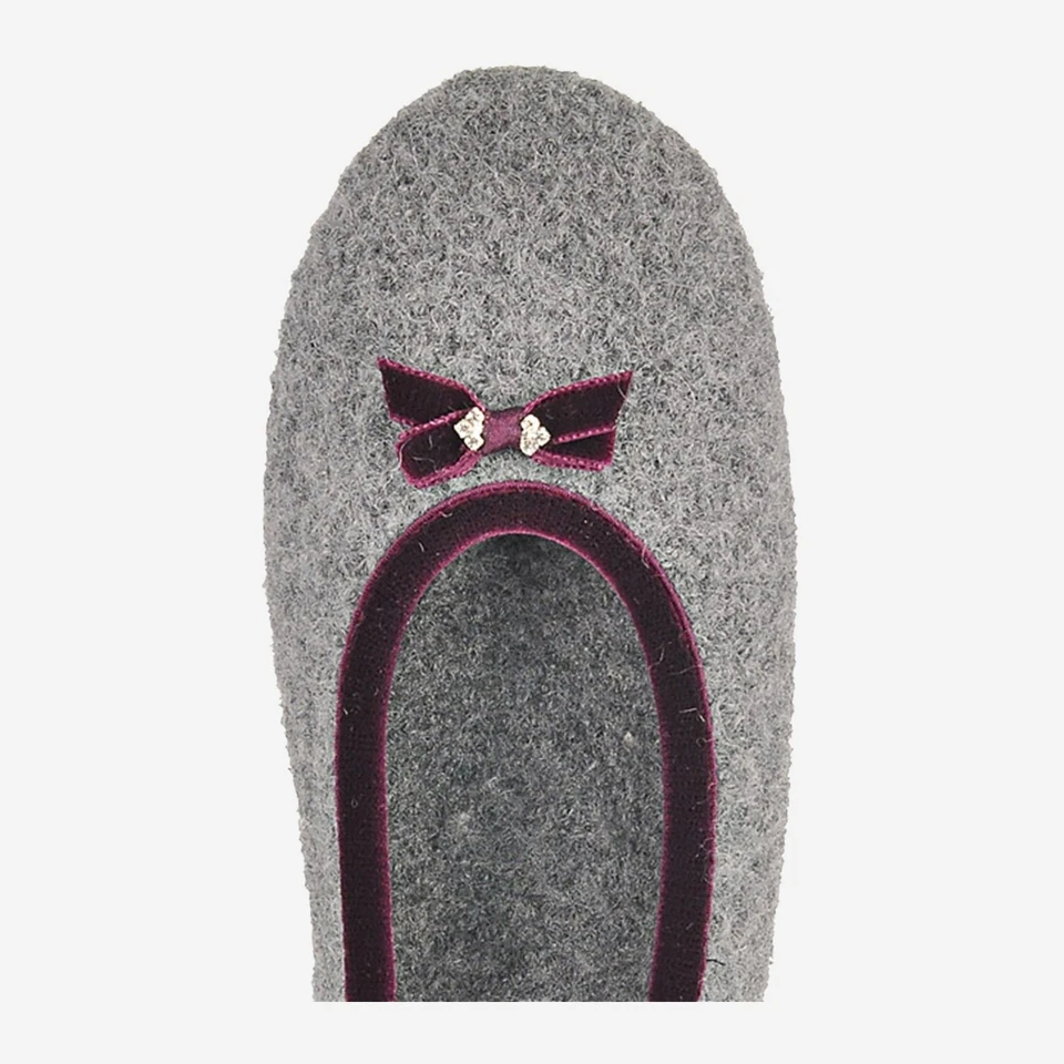 Giesswein Damen - Hausschuhe Hohenau grau - Bild 3 von 4