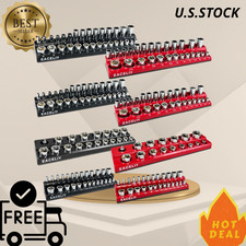 NEW 8pcs Magnetic Socket Organizer 1/2 3/8 1/4 Tray Holder Kit