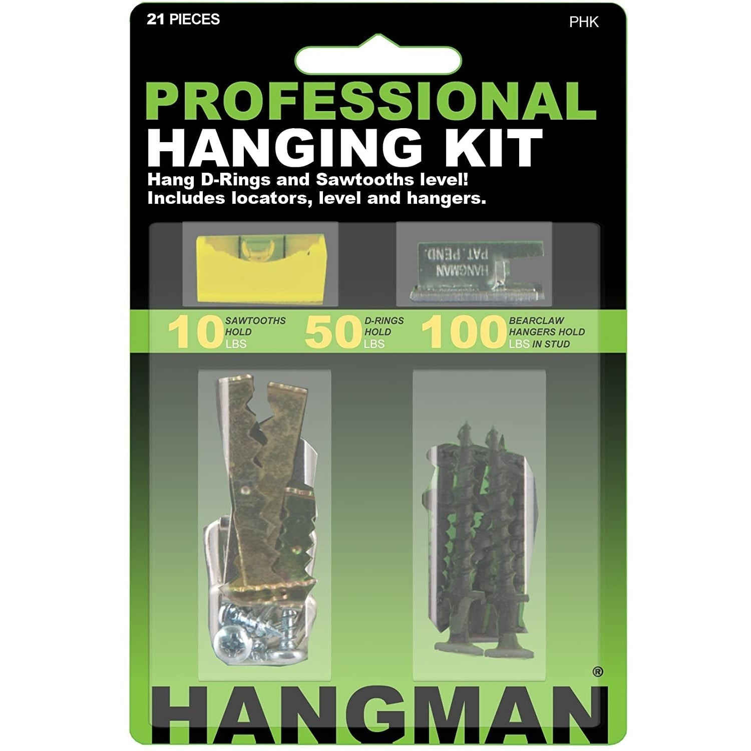 Hangman Professional Picture Hanging Kit - 4 Frame Kit PHK