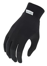 Kids Thermasilk Ultra-Thin Performance Liner Gloves Medium 6 Black