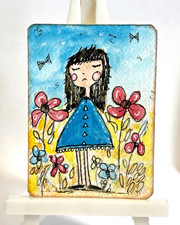 Original ACEO Art Card “Quiet Meadow