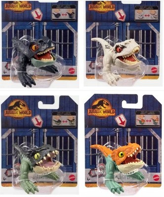 Jurassic World UNCAGED 4er Set   Dominion Atrociraptor & Gigantosaurus Figur