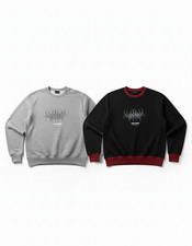 Men's Fleece Crew Neck Sweatshirt Long sleeve S/M/L/XL/2XL