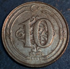 Turkey 10 Kurus 2009 KM# 1241