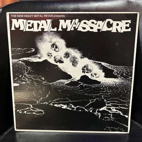 Metal Massacre LP vg+/vg vinyl Metallica  Misspelling MBR 1001 1982 OH 1st Press