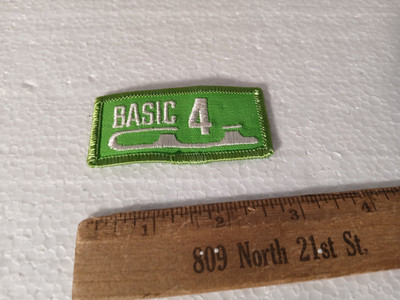 Vintage BASIC 4 Ice Skating Achievement Patch - Learn To Skate USA / ISI Badge