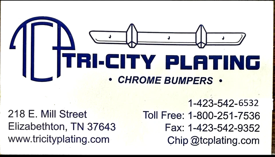 1974 1975 74 75 PLYMOUTH DUSTER DODGE DART PARACHOQUES TRASERO DEPORTIVO *CROMO FRESCO* Foto 4 de 4