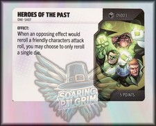 DC Heroclix HEROES OF THE PAST - OS003 - ONE SHOT CARD Lantern Legacy Set