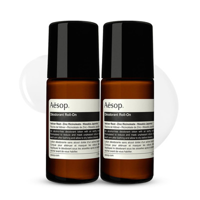 Aesop Aluminum Roll On Deodorant For Women Men Vetiver Zinc And Tea Tree To
