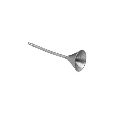 Performance Tool Metal Funnel with Flexible Spout, 6in. DIa. Funnel, 12in.L