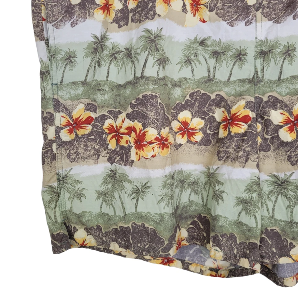 Bañador SPEEDO para hombre 2XL mezcla de algodón palmeras hawaianas malla bolsillos forrados  Foto 4 de 4