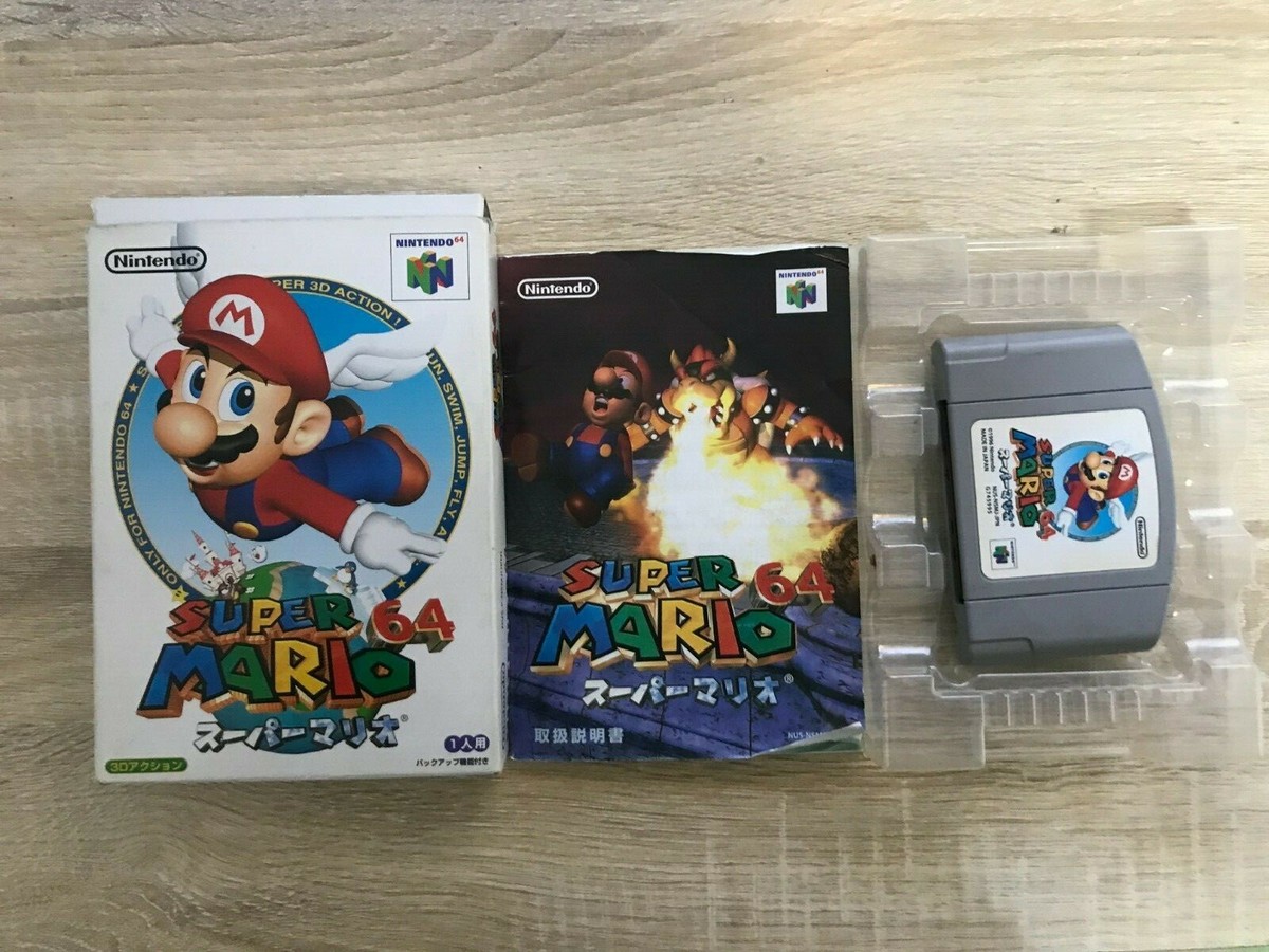Super Mario 64 Nintendo 64 N64 BOX Japanese Ver. USED | eBay