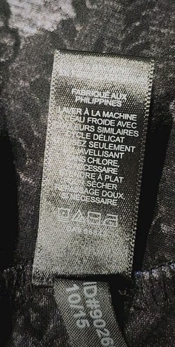 Express Größe Extra Small dunkelblau schwarz Paisley Kleid Damen ärmellos fließend - Bild 6 von 8