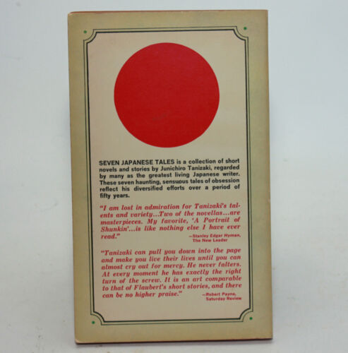 SIEBEN JAPANISCHE GESCHICHTEN von Junichiro Tanizaki - Berkley Medaillon Erstdruck 1965 PB - Bild 2 von 5
