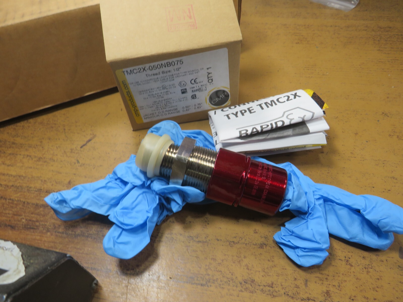 CMP TMC2X-050NB075 hazardous area cable connector 1/2