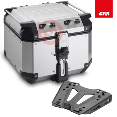 GIVI Topcase Outback 42L OBKN42A Set Platte 1186FZ M8B Honda