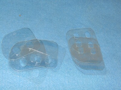 Parasole Laterali SLIP-ON – Modello 5AL29A, Dimensioni 2 X 1-3/4 X 1/32, Lenti Trasparenti, Scatola Da 130 Pezzi - Foto 3