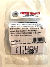 Forster HG0300G Headspace Go Gauge For 300 AAC Blackout