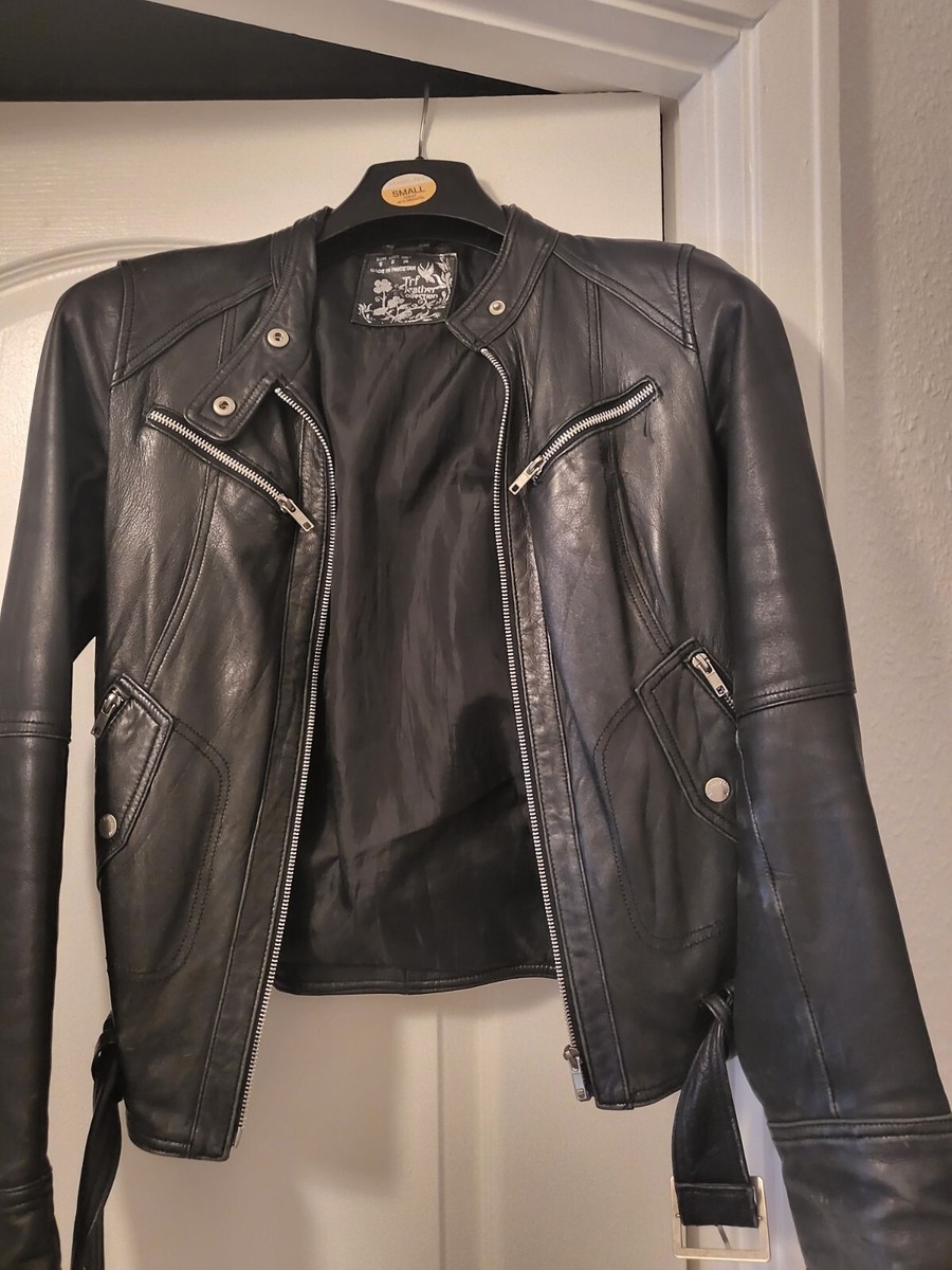 ZARA TRFレザーライダースジャケット ZARA trf collection レザーダブルライダースジャケット