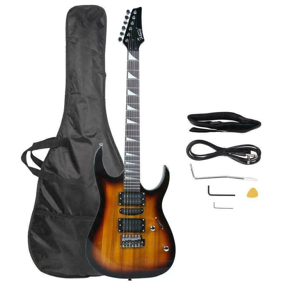 Glarry 170 Type Electric Guitar w 20W Amplifier Sunset eBay