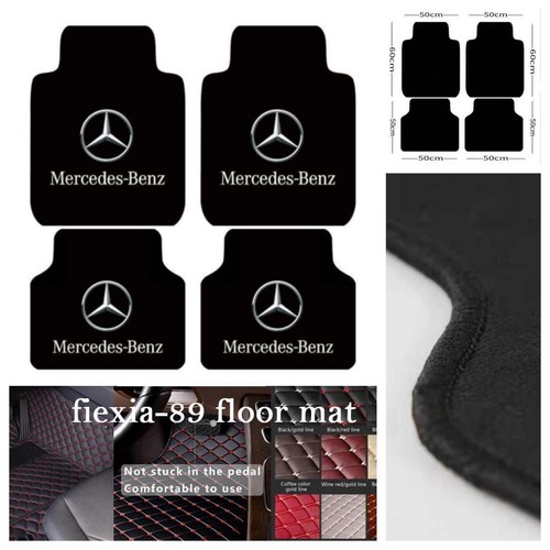 For Mercedes Benz Car Floor Mats Series Luxury Anti-skid Front Rear Universal - Imagen 1 de 7