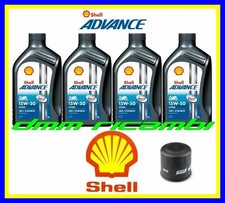 Kit Tagliando DUCATI MONSTER 1200 2016 2017 + Filtro Olio SHELL ULTRA 4T 15W50