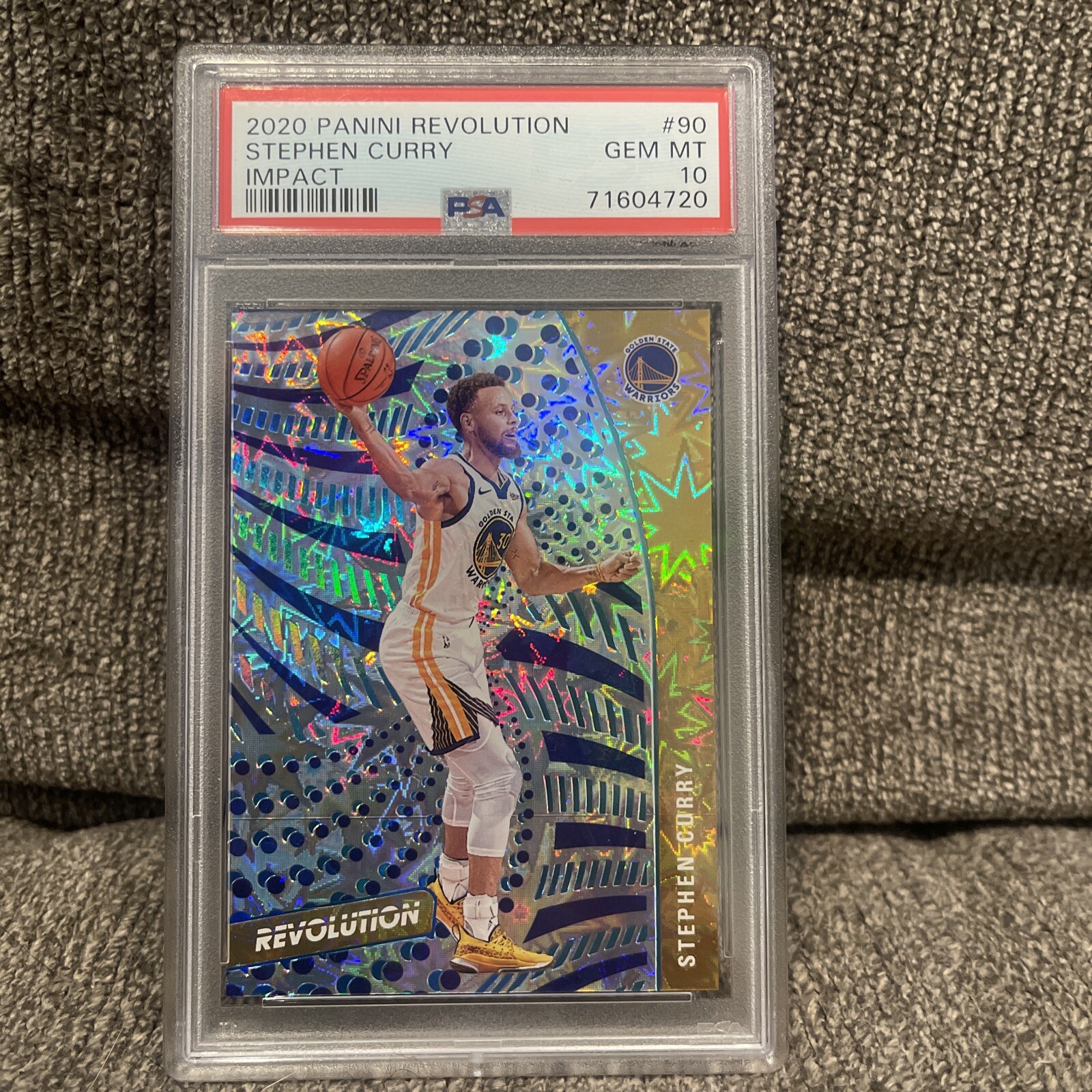 2020 PANINI REVOLUTION STEPHEN CURRY IMPACT /149 PSA 10 POP 6