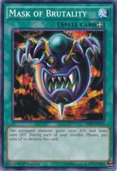 Mask of Brutality - BP03-EN137 - Common - 1st Edition - Battle Pack 3: Monster League