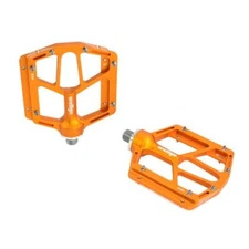 Wellgo B181 Flat Pedals Low Profile Design , Orange