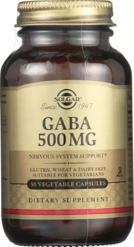Solgar GABA 500mg 50 Vegetable Capsules