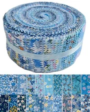 Jelly Roll Fabric 40 Precut Strips 2.5"x44" Floral Cotton for Quilting DIY