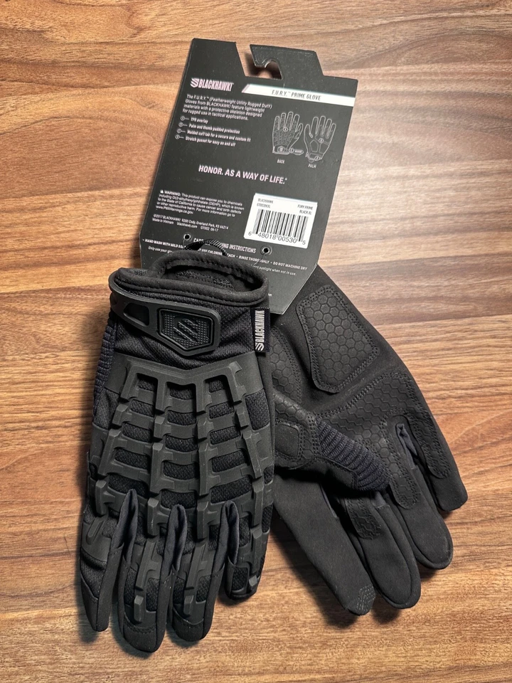 Blackhawk f.u.r.y.Prime gloves (XL) - Black - Image 2 of 2