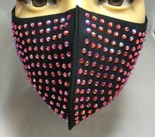  2pcs/pack Pink Mermaid Fashion Glamour  Reusable Stretch Face Mask