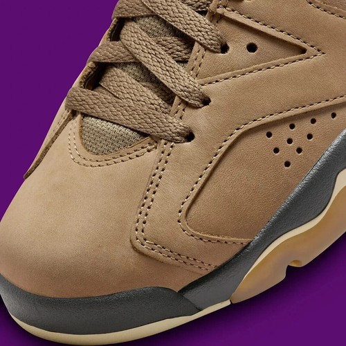 NIKE Air Jordan 6 Retro GTX Brown Kelp/Team Gold FD1643-300 WOMEN'S SIZE 10 - Picture 6 of 8