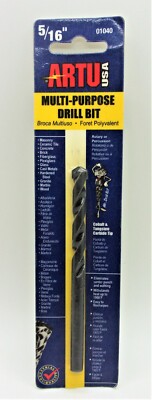 Artu Usa Inc 5/16 x 4-1/2 in. Multi-Purpose Drill Bit #01040 (NEW)
