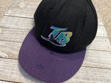 New Era Kids Tampa Bay Devil Rays 59Fifty Cap Hat Size 6-5/8 Baseball MLB
