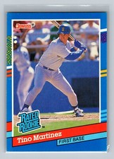 1991 Donruss Tino Martinez ROOKIE CARD #28 - Seattle Mariners. rookie card picture
