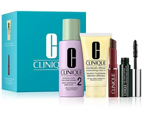 Clinique Four Piece happy-skin essentials Discovery Kit,NEW WITH BOX