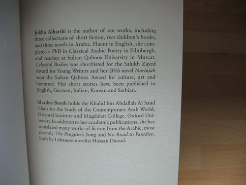 Jokha Alharthi Signed Celestial Bodies 1st Booker Prize Winner International PBO - Picture 6 of 6