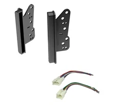 Double DIN Trim Bracket for Aftermarket Radio Harness 2001-2011 Toyota & Scion