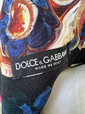 Jupe Dolce & Gabbana Runway Collection Sicile - Taille 42 En Coton Et Soie Imprimé Floral