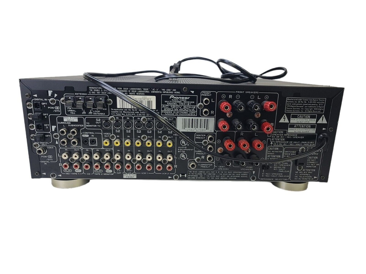 Pioneer Elite VSX-21 Auto/Video 5.1 Multi-Channel Home Theater