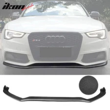 Fits 13-17 Audi S5 B8.5 Coupe DV Style Front Bumper Lip - Carbon Fiber CF